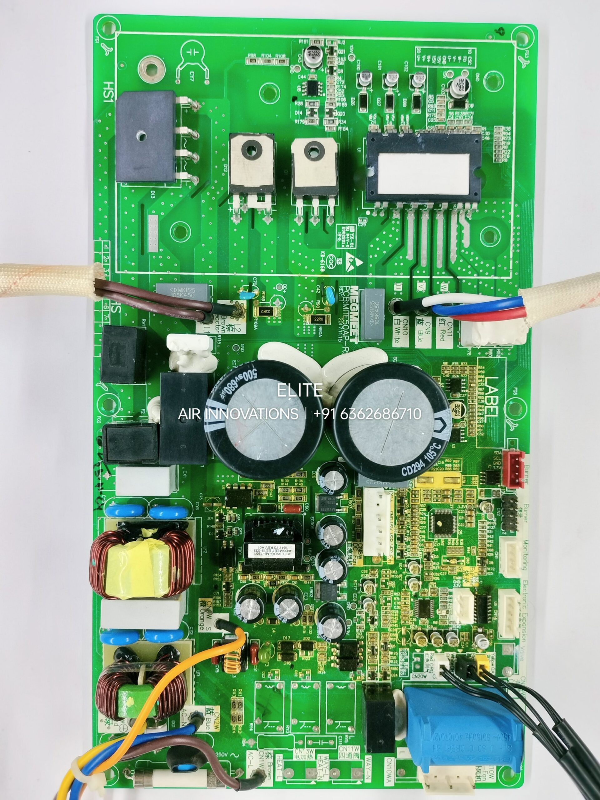 Blue Star 1.5 Ton Split Inverter AC Outdoor PCB Board MITE50BS-B5S-EEV (MEGMEET Original)