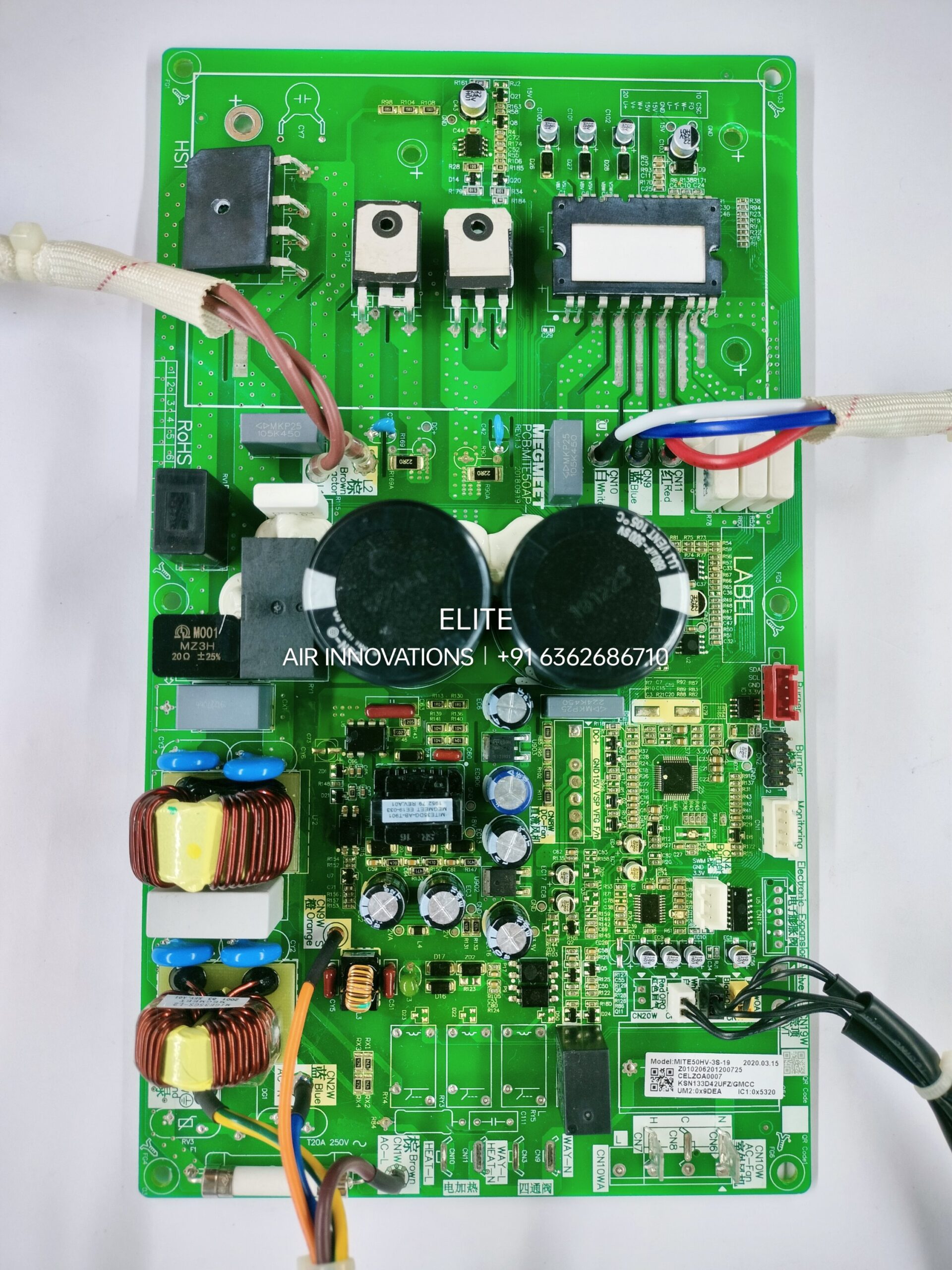 Lloyd 1.5 Ton Split Inverter AC Outdoor PCB Board MITE50HV-3S-19 | MEGMEET Replacement Control Board