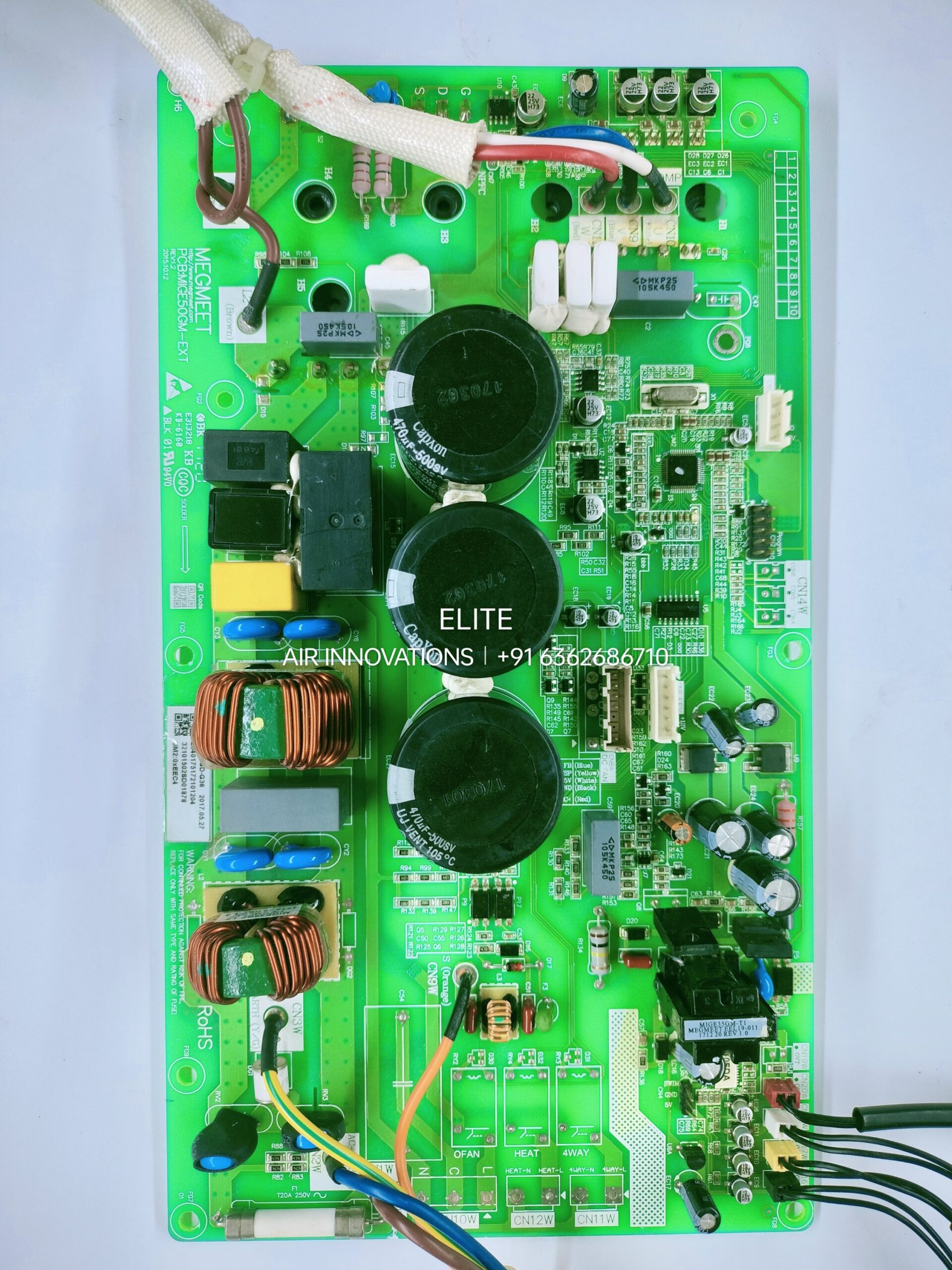 Blue Star Split AC Outdoor PCB MIGE50GD-G36 MIGE50GM-EXT REV 1.2 Original Air Conditioner Control Board