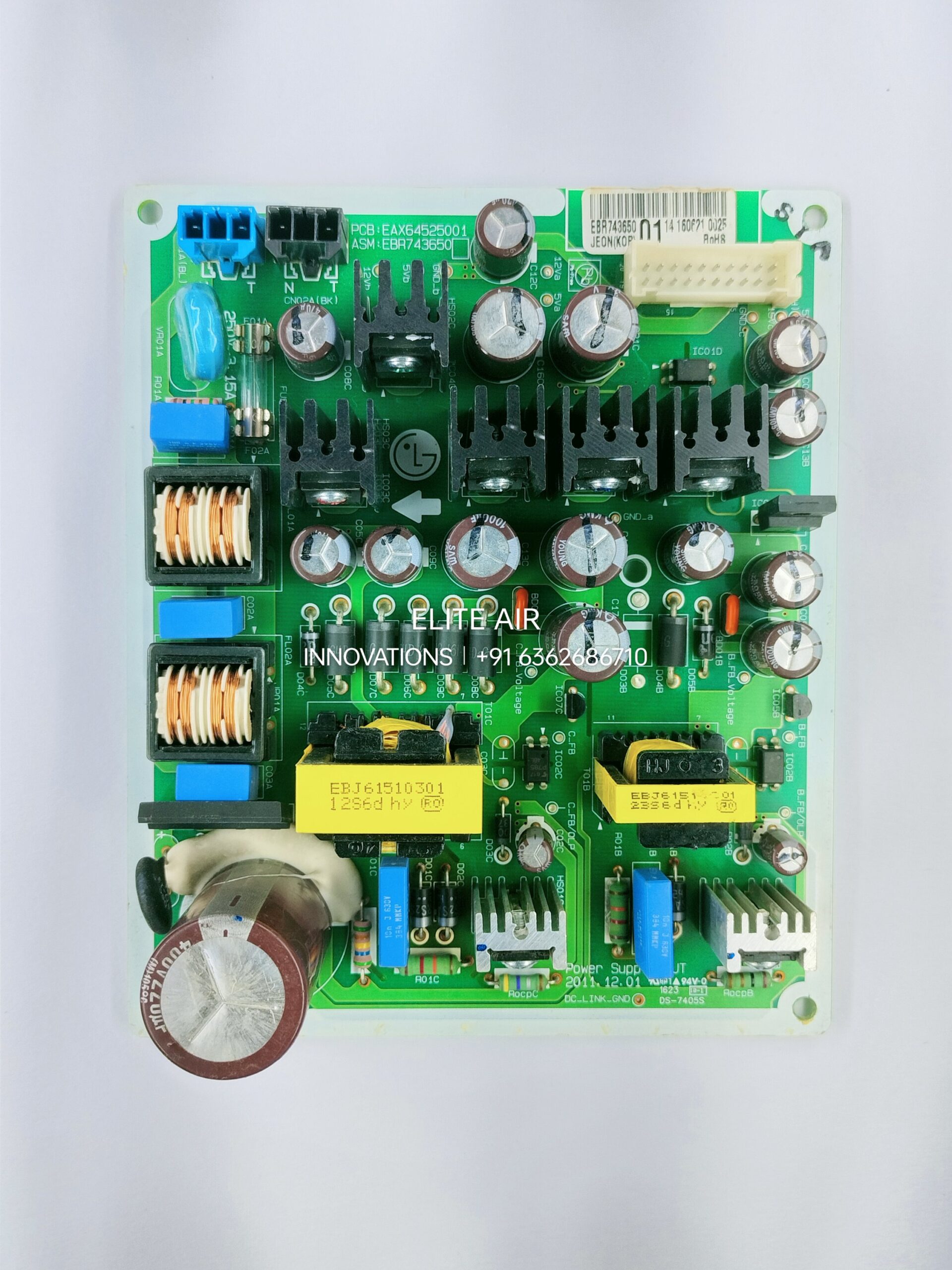 LG VRF Multi V IV 18HP Outdoor Power Board PCB EAX64525001 ASM EBR743650 Genuine AC PCB