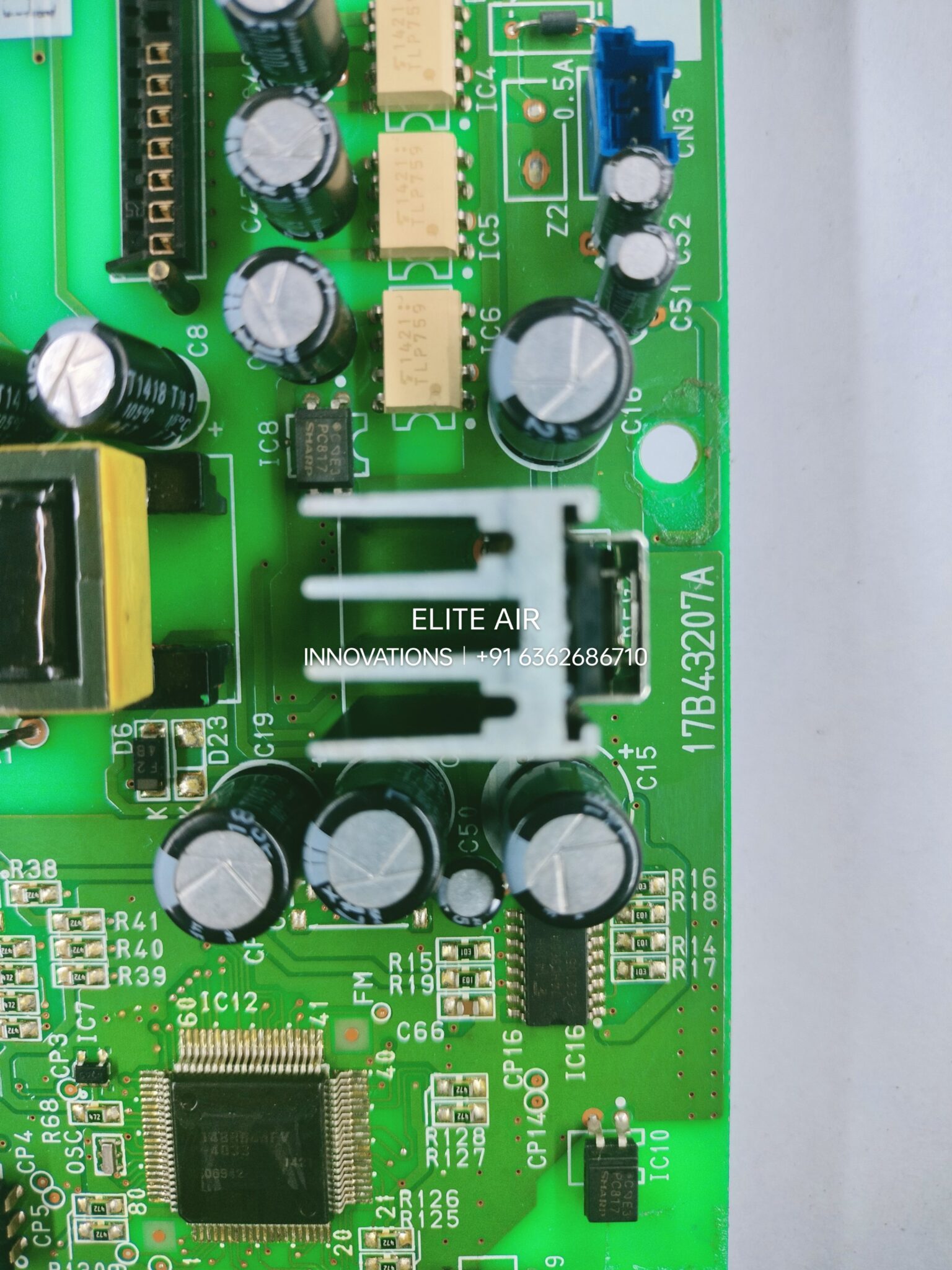 Hitachi 5 HP Mini VRF Outdoor Compressor Drive Board P29549 | 17B43207A ...