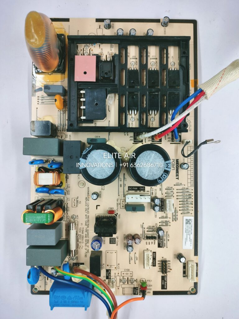 Blue Star 1 Ton Hi Wall Split Inverter AC Outdoor Main Control PCB Board Model YF35BS-B5S-WB5 MEGMEET PCB F1