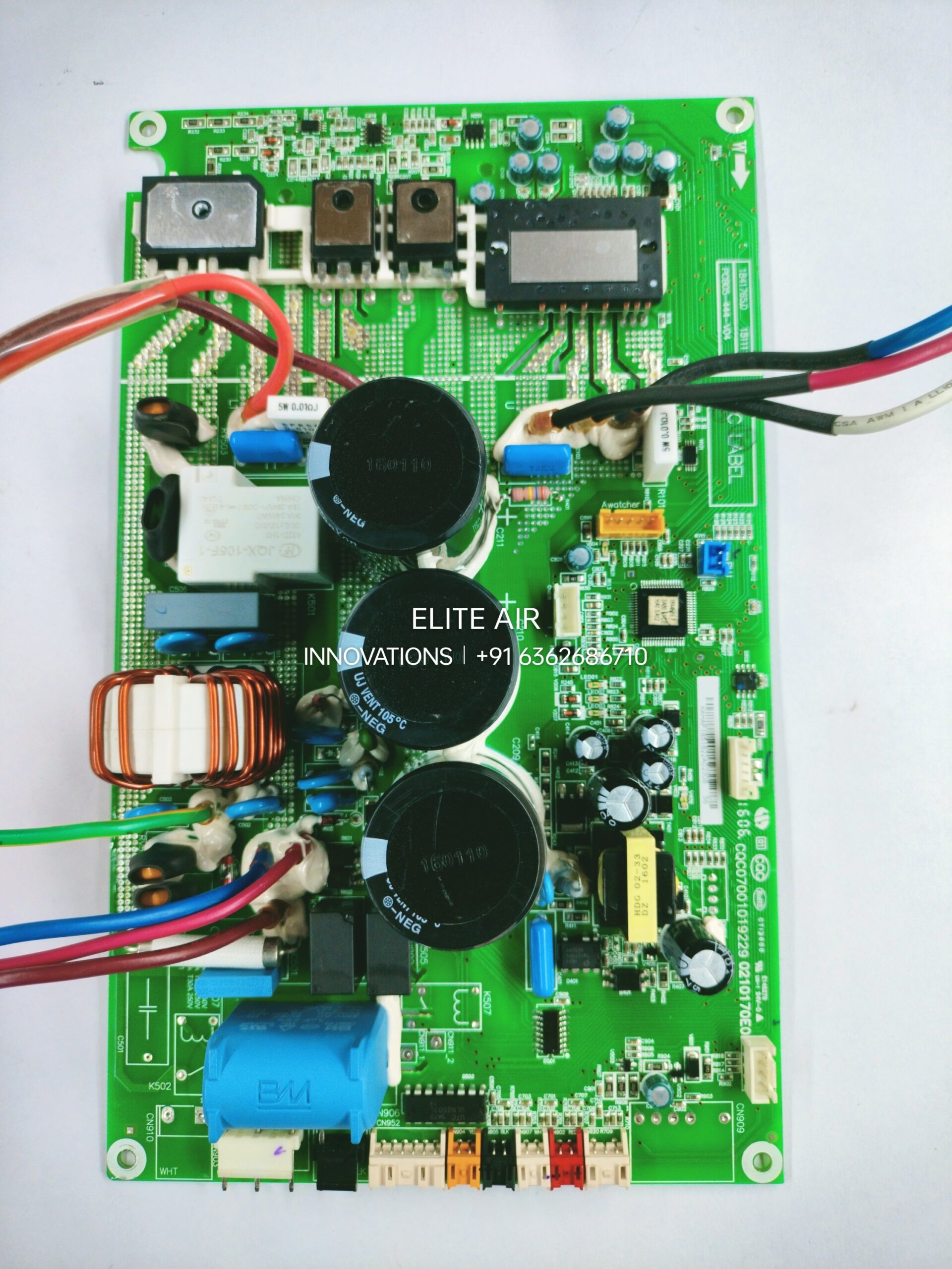 Blue Star 1 Ton Inverter Split AC Outdoor PCB Control Board XAHAF1851822A02308 PCB05-444-V04 Original Tested
