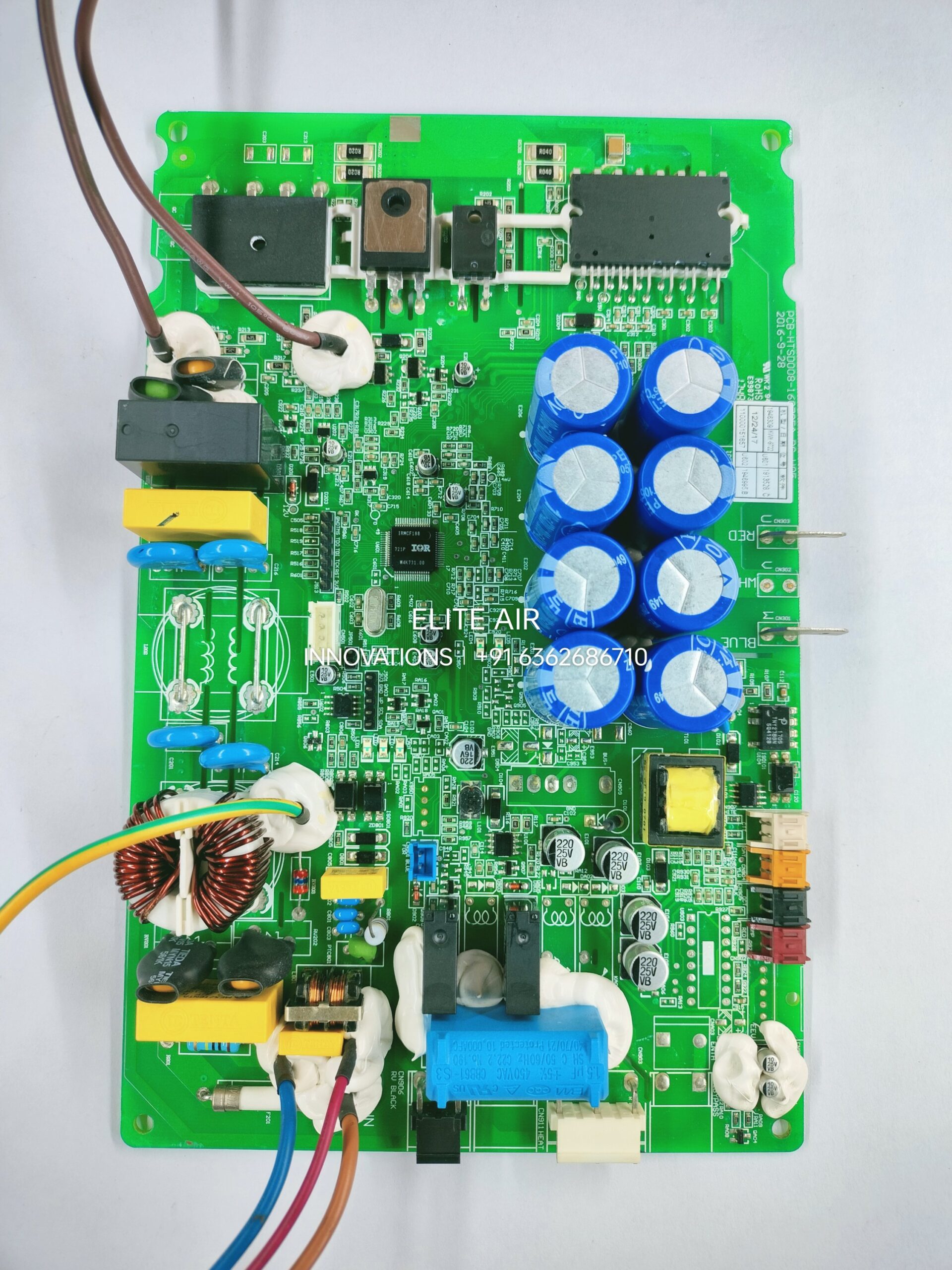 Blue Star Inverter Split AC Outdoor Main Control PCB Circuit Board 1948309 KWWK-9722 PCB-HTSD008-160705A