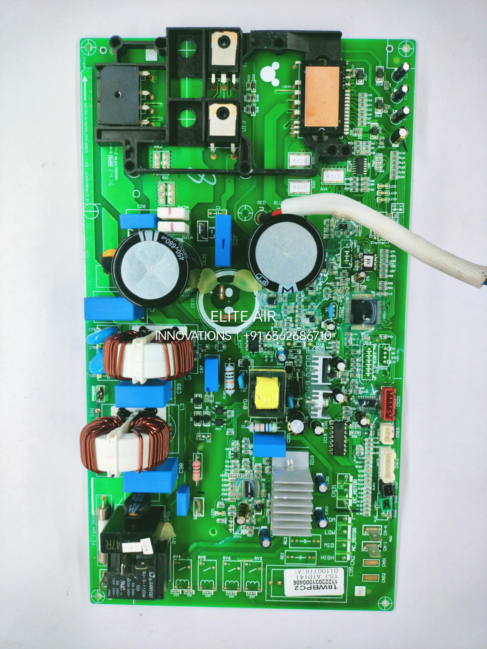 Lloyd 1.5 Ton Inverter Split AC Outdoor Main Control PCB Board 18WBPC2 11222031000406 YSJ ATD141 Original AC PCB Board