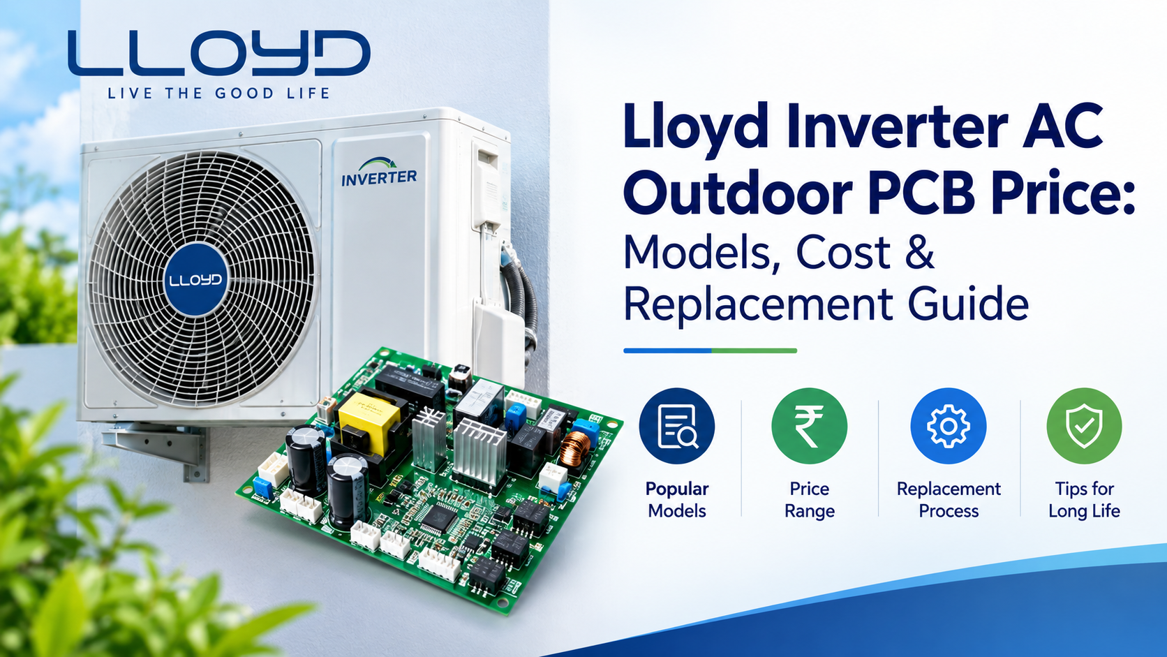 Lloyd inverter AC outdoor PCB price